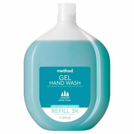 HOME IMPROVEMENT 34 oz  Waterfall Scent Hand Soap Refill, 4PK HO3306759